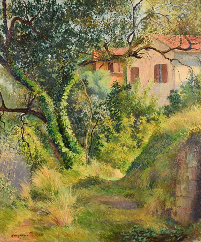 Georges Manzana Pissarro - Le Chemin à l’Annonciade (Menton) | MasterArt